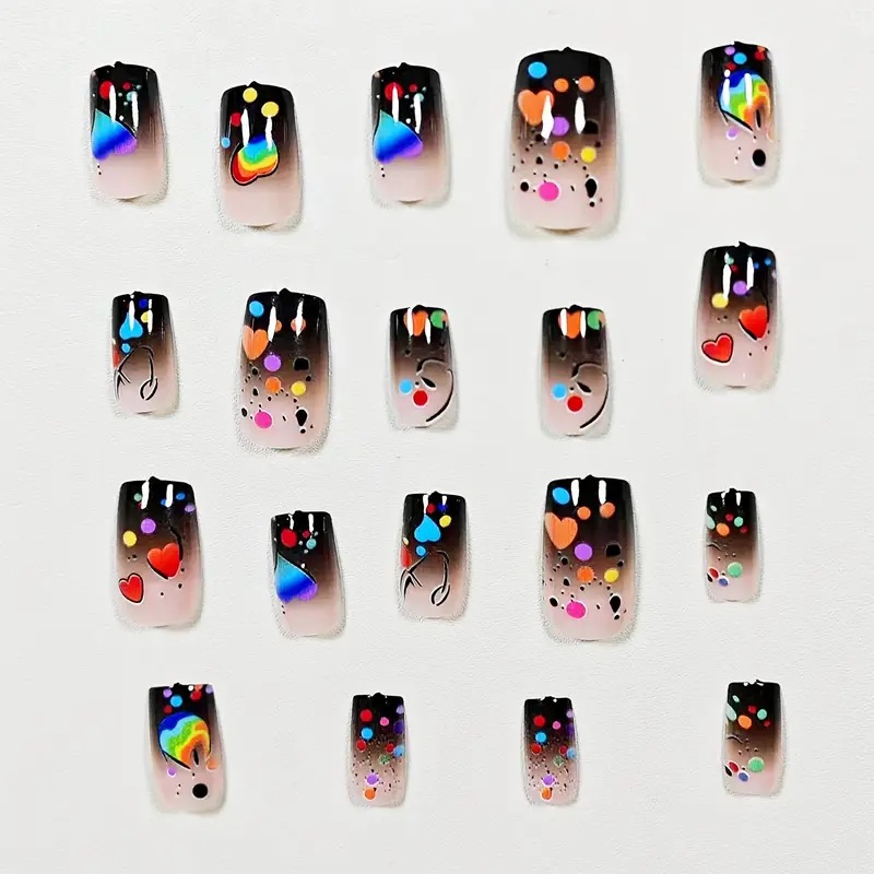 24 Unidades de Unhas Postiças  - Nail Art Press On avaliação e preço