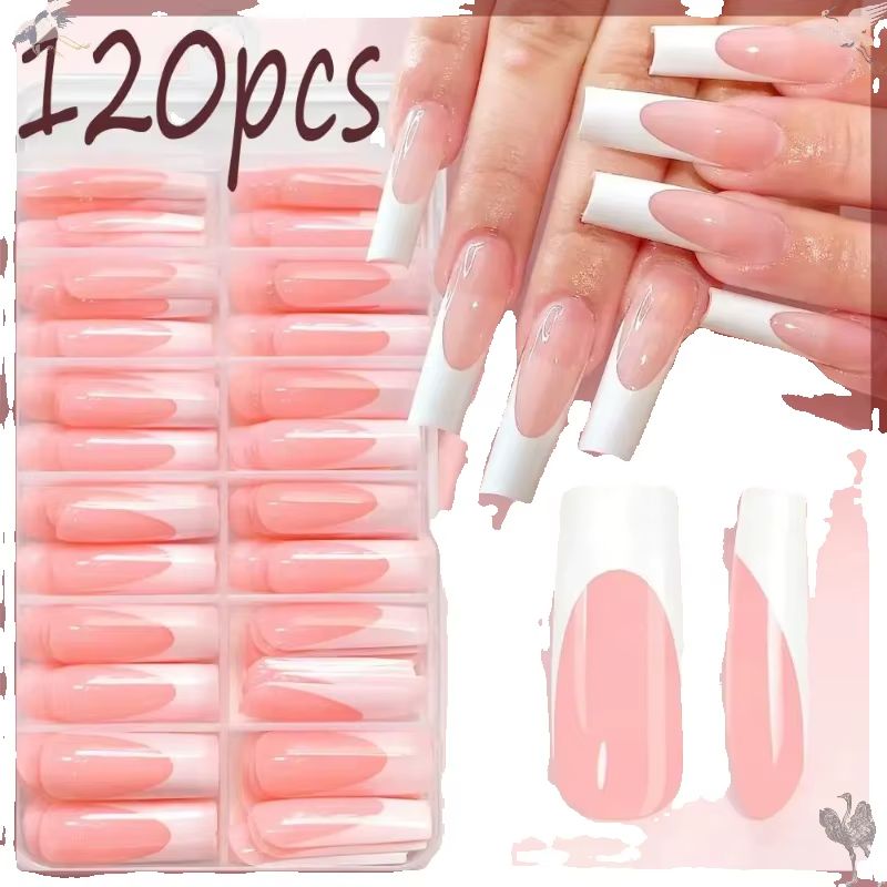120 Unidades de Unhas Postiças - Nail Art Press On avaliação e preço