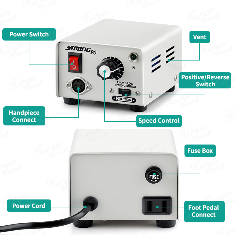 65w forte 90 micromotor 102l/e - Nail Drill Machine avaliação e preço