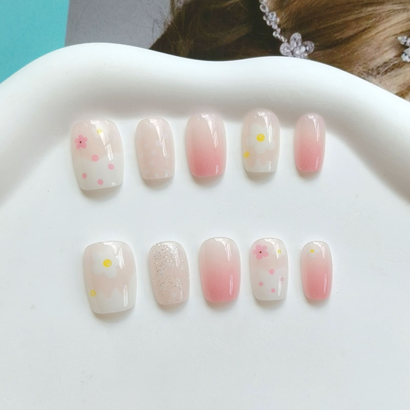 10 Peças de Unhas Postiças Col - Nail Art Ombre avaliação e preço